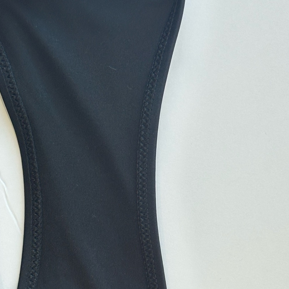 Areie Black Ruched Cut Out One Piece Swimsuit - Picture 9 of 10